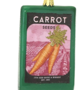 Vegetable Seed Pack Ornament