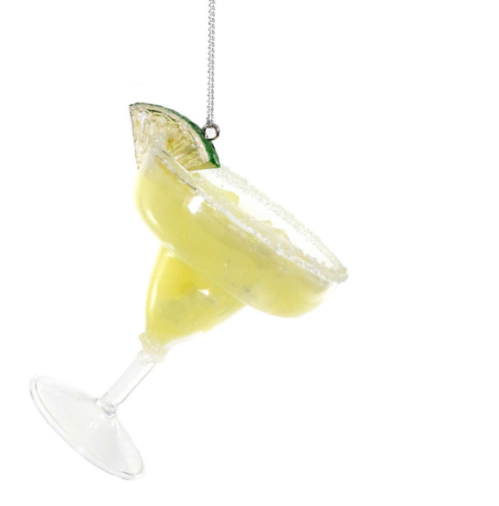 This margarita ornament is perfect for any drink lover's tree