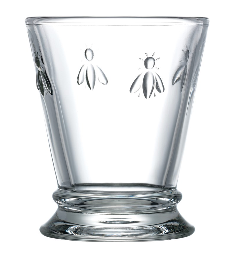 These S/4 French Bee Tumblers are from <span style="font-family: -apple-system, BlinkMacSystemFont, 'San Francisco', 'Segoe UI', Roboto, 'Helvetica Neue', sans-serif; font-size: 0.875rem;">La Rochere's signature Bee collection takes inspiration from the sun-kissed landscape and lavender fields in the south of France, while also reflecting an iconic symbol of the Napoleonic era.</span>