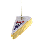 This wedge of brie ornament is ideal for any cheese lover's tree