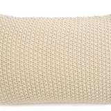 Chunky Knit Taupe Pillows