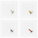 S/4 Ski Cocktail Napkins
