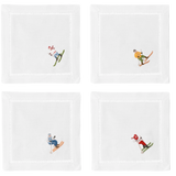 S/4 Ski Cocktail Napkins