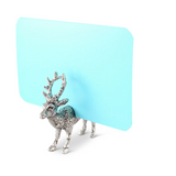 S/4 Pewter Deer Place Card Holders