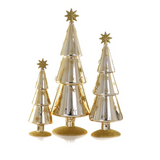 FESTIVE ALPINE TREES-GOLD