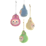 Fuzzy Monster Labubu Face Ornament