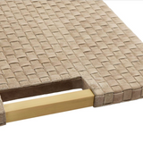 Woven Suede Tray