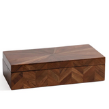 Chevron Wood Box