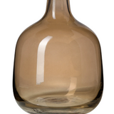 Toasted Coconut Glass Bud Vase