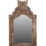 Italian Decorative Painted Antique Mirror