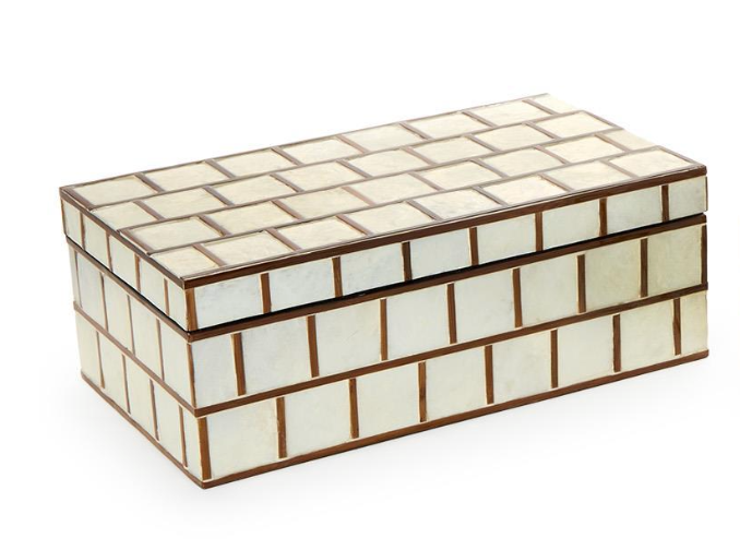 Bamboo & Capiz Shell Box