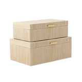 Brass/Water Grass Box