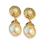 Poggi Italian Pearl Drop Earrings