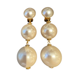 Fr. Pearl Drop Earrings