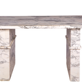Vintage carrera marble desk