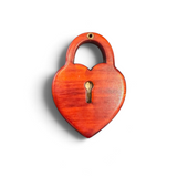 Bakelite Heart Lockett Brooch