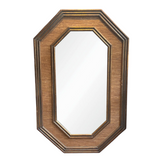 Faux Bamboo & Woven Rattan Mirror