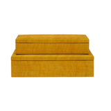Mustard Woven Boxes