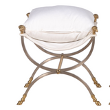 Maison Jansen Inspired Ram's head Bench