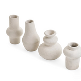 This Set of 4 Papier Mâché Vase organic-shaped vase is a unique and beautiful addition to your home decor.&nbsp;