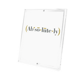 Beveled Acrylic Frame