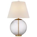Morton Clear Glass Spherical Table Lamp