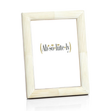 Etched White Bone Picture Frame