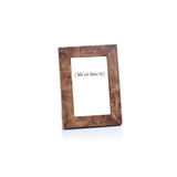 Rosso Burl Wood Picture Frame