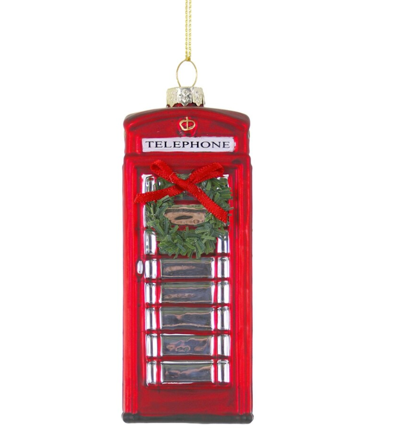 This London Calling Telephone Booth Ornament is ideal for any foodie's tree