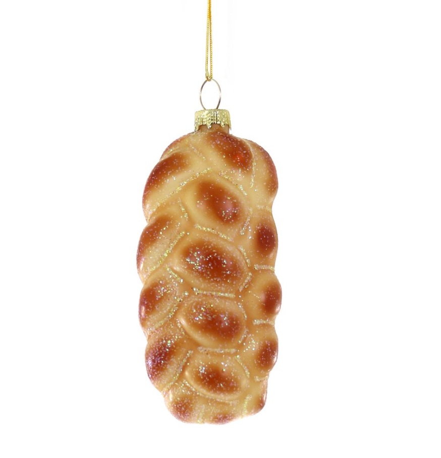 This Challah Bread ornament is ideal for any foodie's tree