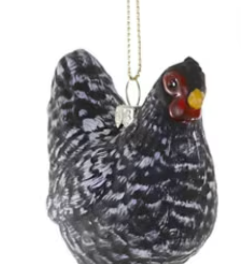 Farmhouse Hen Ornament