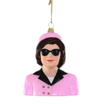 This Jackie Kennedy ornament is perfect for any fashion enthusiasts tree