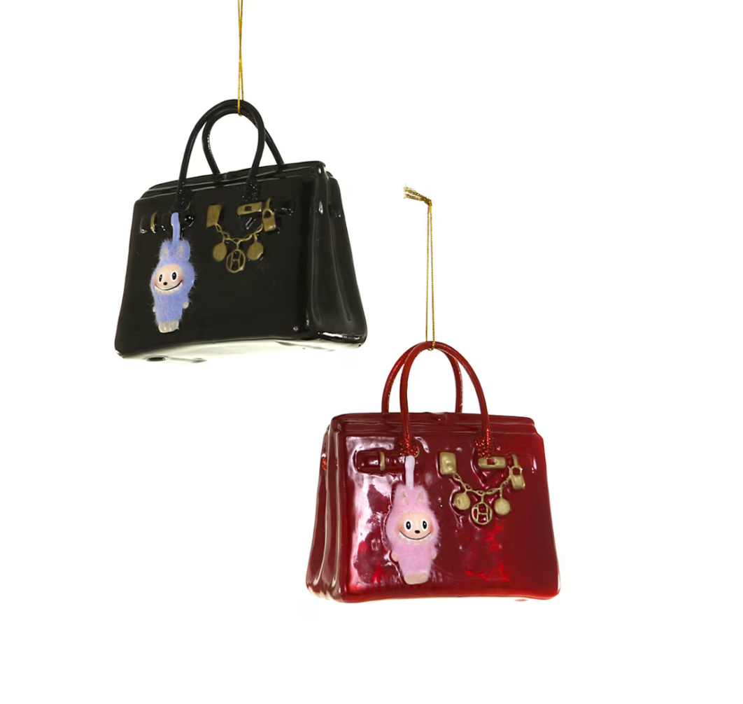 This Labubu Handbag Ornament is ideal for any labubu fan's tree.