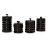 Cylindrical Ebony Jar