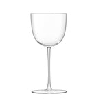 Pair White Wine Footed Base Glasses