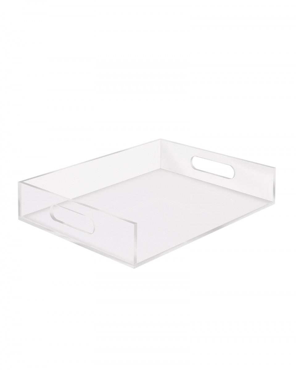 This acrylic inbox box is very versatile and ideal for organizing. Style it with one of our other acrylic items.  