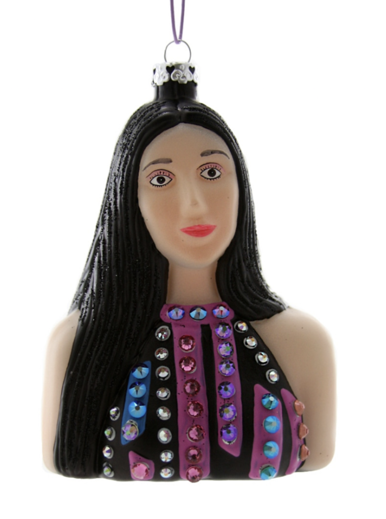 This Cher ornament is ideal for any tree