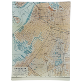 Handmade in New York, this decoupage tray features a map of Brooklyn sourced from John Derian's extensive collection of antique and vintage prints.