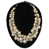 French Multi Pearl Necklace
