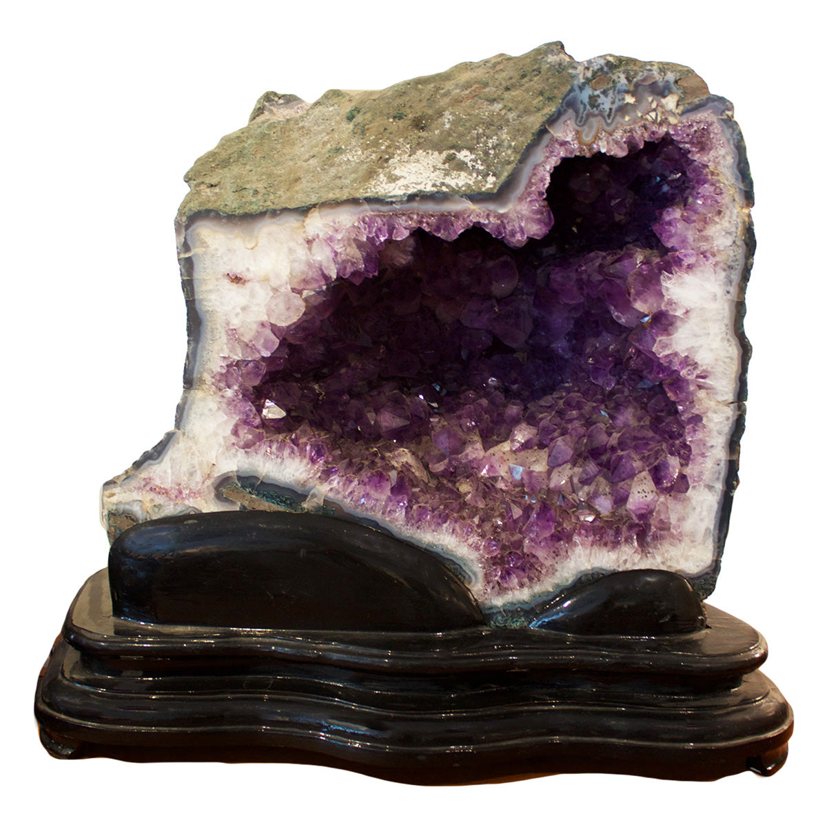 Large Brazilian Amethyst Geode On Stand