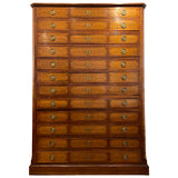 George III English Mahogany Specimen Cabinet