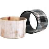 Horn cuff bracelet. Available in light or dark. 