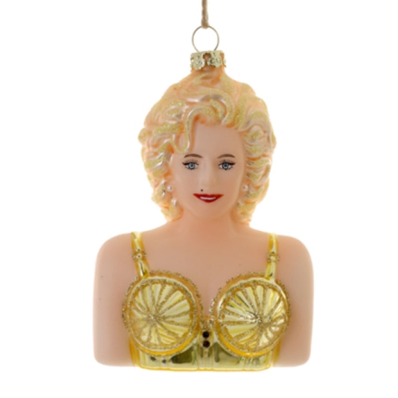 This Madonna ornament is ideal for any music lover's tree