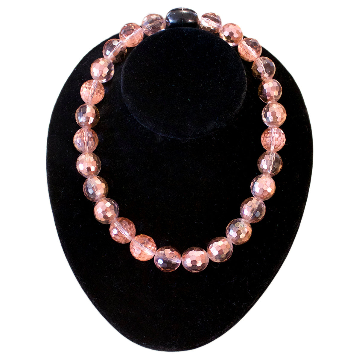 French Pink Bead Necklace