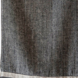 Black/Natural with Natural Stripe Tea Towel