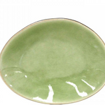 Christian Tortu's fine tableware is made of stoneware. Oven, freezer, dishwasher, and microwave safe. 