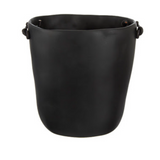 Tina Frey Champagne Ice Bucket with Leather Handles