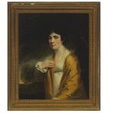 Sir John Hoppner 19th C. "Portrait of a Young Lady"