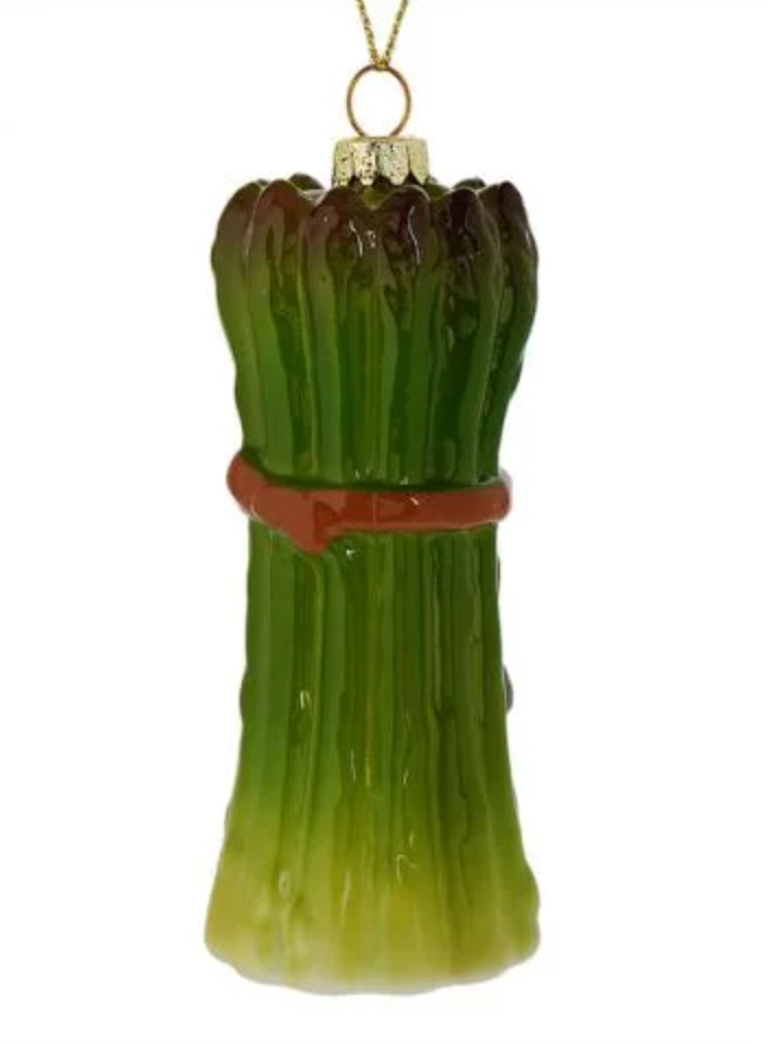 Bundled Asparagus Ornament