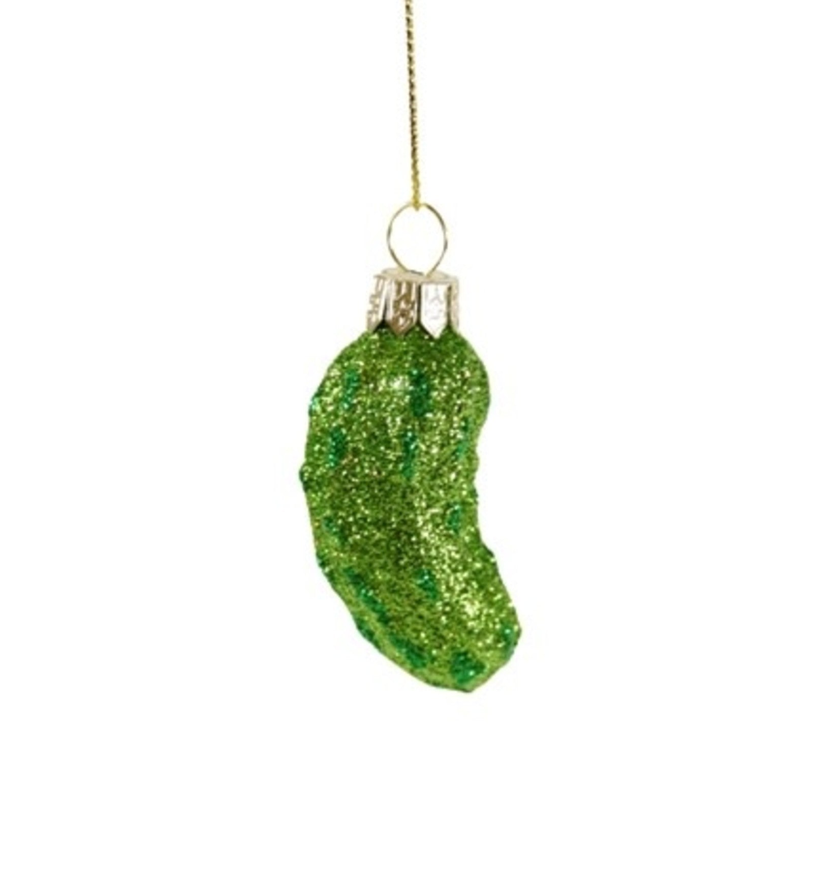 This tiny pickle ornament is ideal for any foodie's tree